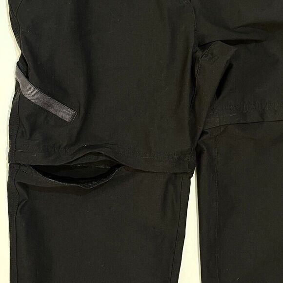 ExOfficio Convertible Black Nylon Hiking Pants Womens Sz 10 Gorpcore Outdoor - Picture 4 of 11